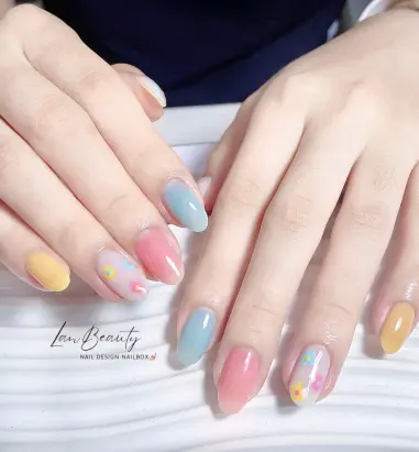 Sơn gel mix màu ( từ 3 màu ) 