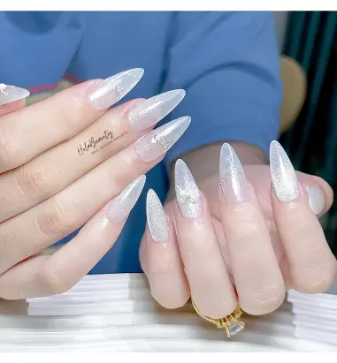 Sơn gel trắng / sơn 3 lớp 