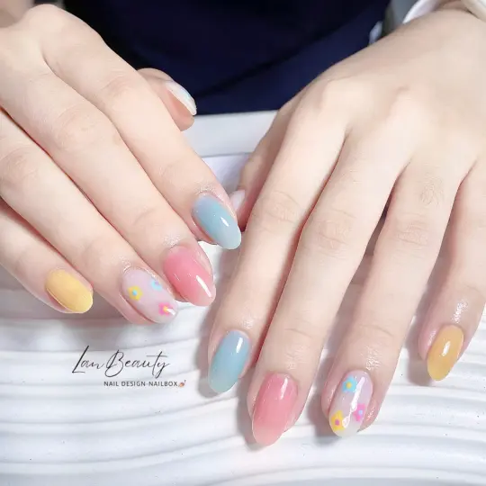 Sơn gel mix màu ( từ 3 màu ) 